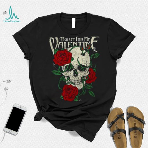 Skull And Roses Rock Band Bullet For My Valentine Shirt