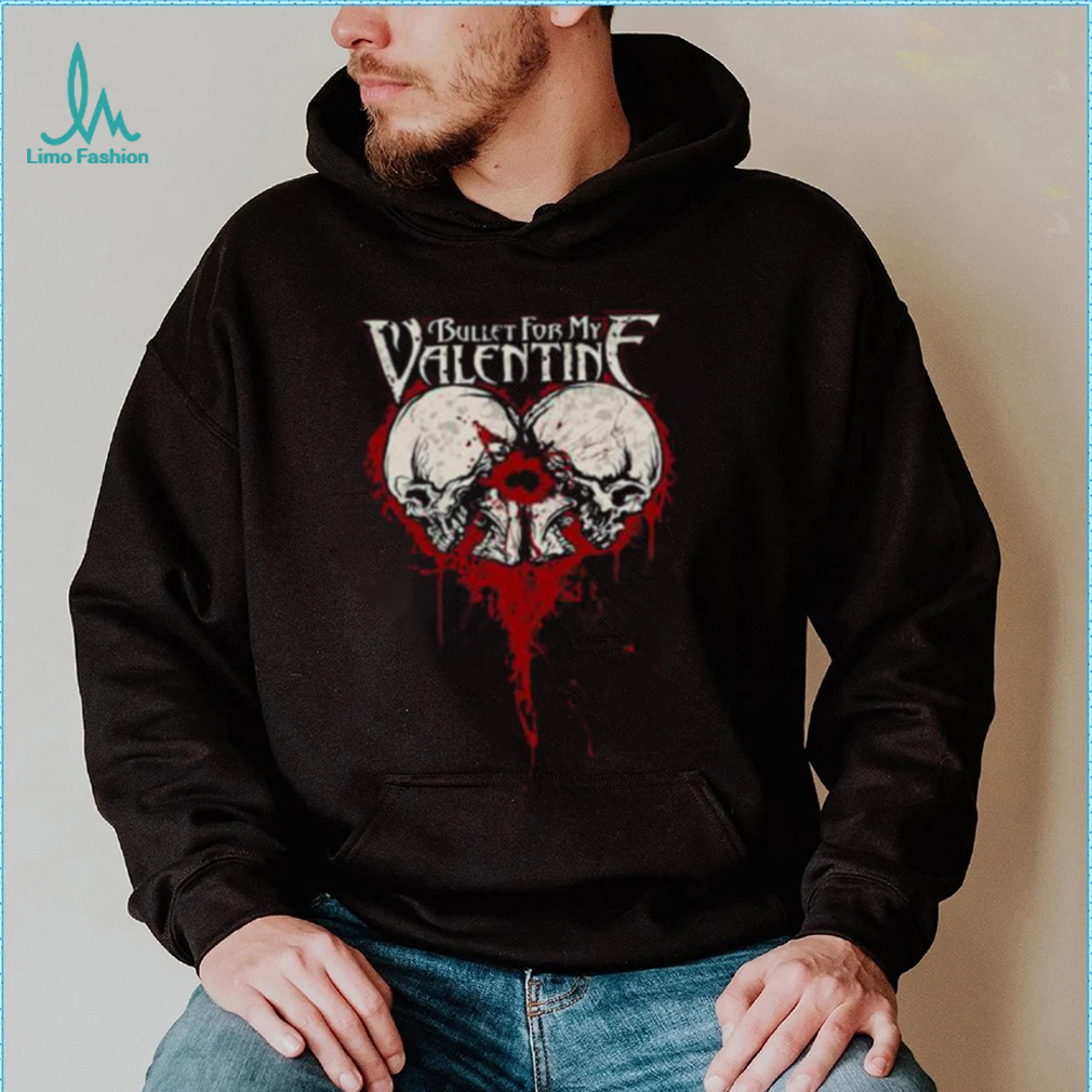 Skull Heart My Shirt Limotees Rock Band - Bullet For Valentine