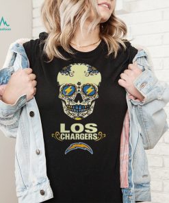 Skull Los Chargers T Shirt2