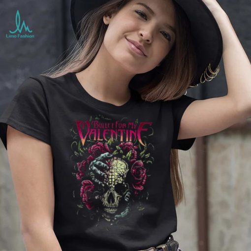 Skull N Roses Rock Band Bullet For My Valentine Shirt