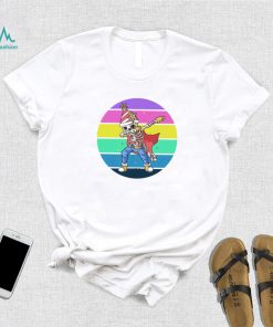 Skull Santa dabbing Merry Christmas shirt