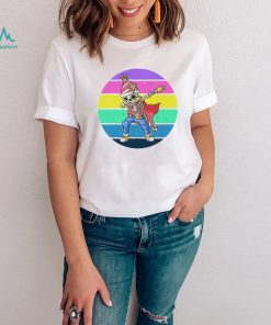 Skull Santa dabbing Merry Christmas shirt