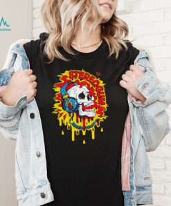 Skull with headphones art shirt