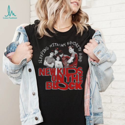 Sleeping with my favorite band New Kids on the Block 2022 shirt