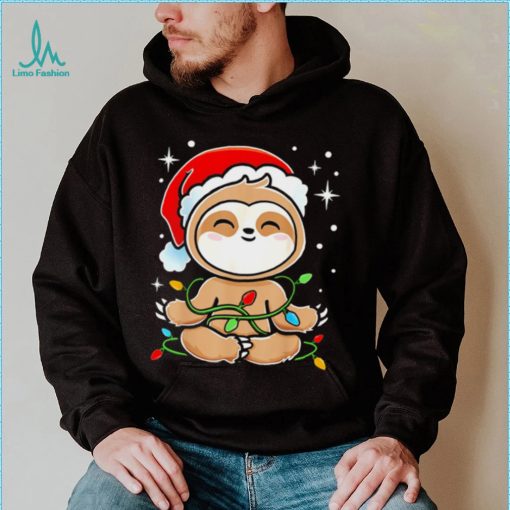 Sloth Christmas Tree Lights shirt