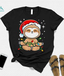 Sloth Christmas Tree Lights shirt