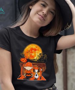 Snoopy And Charlie Brown syracuse Halloween Shirt