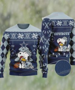 Snoopy NFL Dallas Football Ugly Christmas Sweater Cowboys Christmas Gifts