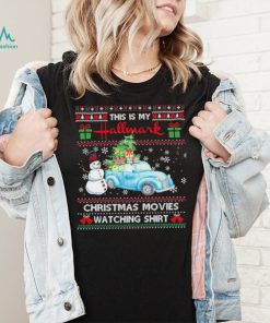 Snowman this is my hallmark movies watching Ugly Christmas sweatshirt