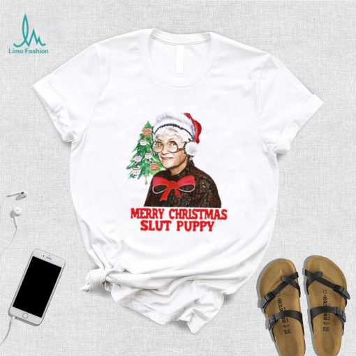 Sophia Merry Christmas Slut Puppy Golden Girls Unisex Sweatshirt