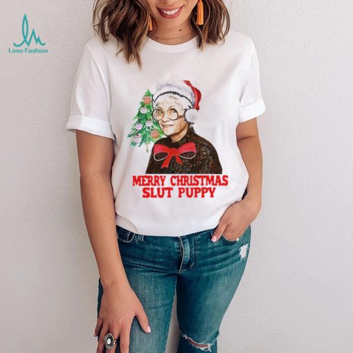 Sophia Merry Christmas Slut Puppy Golden Girls Unisex Sweatshirt