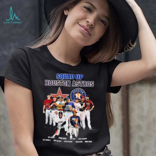 Squad Up Houston Astros Signature Shirt