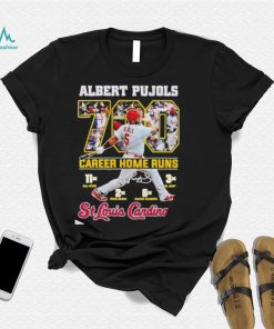 St Louis Cardinals Albert Pujols 2022 Farewell Tour 700 Home Runs Signature  Shirt - Limotees