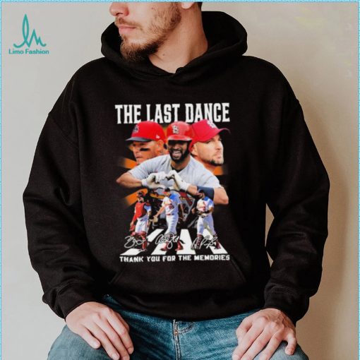 St. Louis Cardinals Abbey Road The Last Dance Thank You For The Memories Signature Shirt