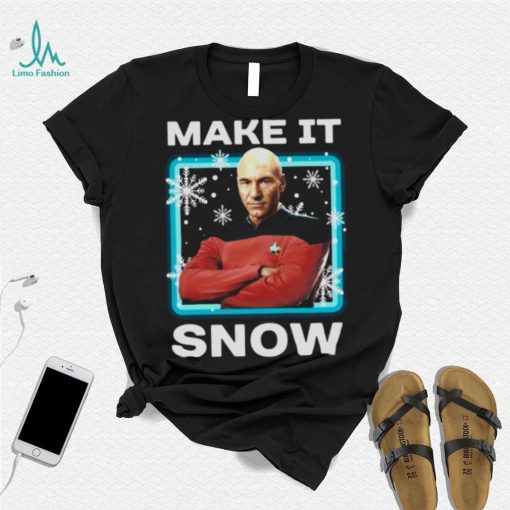 Star Trek Next Generation Make It Snow Christmas shirt