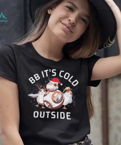 Star Wars Christmas Porg BB 8 It’s Cold Outside Shirt