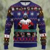 Baby Yoda Love New York Giants Full Print Ugly Christmas Sweater