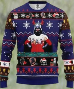 Star Wars Funny Christmas Knitting Pattern 3D Ugly Christmas Sweater