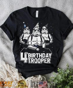 Star wars stormtrooper party hats trio 4th birthday trooper shirt