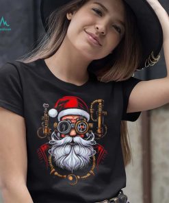 Steampunk Santa Claus art shirt