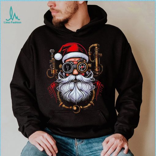 Steampunk Santa Claus art shirt