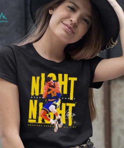 Stephen Curry Night Night greatest shooter of all time signature shirt