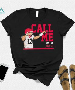 Stetson Bennett Call Me 2 Side Georgia Football Shirt