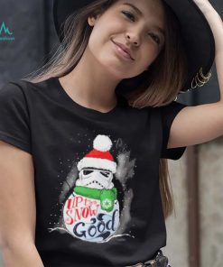 Stormtrooper Up To Snow Good Funny Christmas Shirt