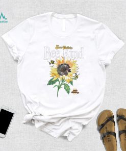 Sunflowers and bee save nature bee kind art shirt2