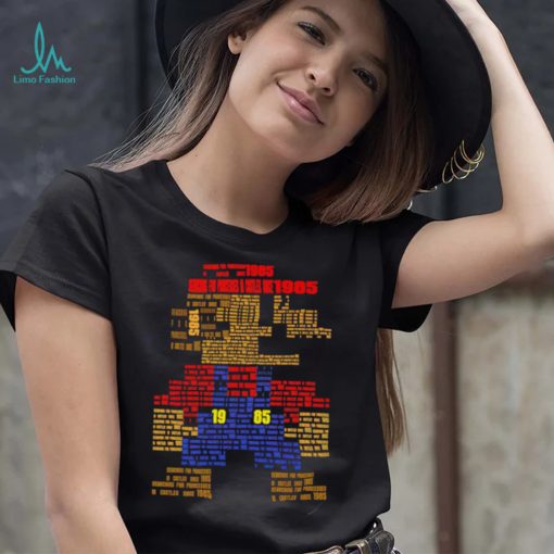 Super Mario Bros searching for Princesses in Castles since 1985 retro game shirt