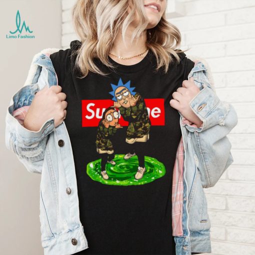 Supreme rick and morty shirt