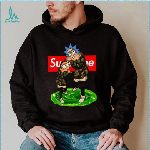 Supreme rick and morty shirt