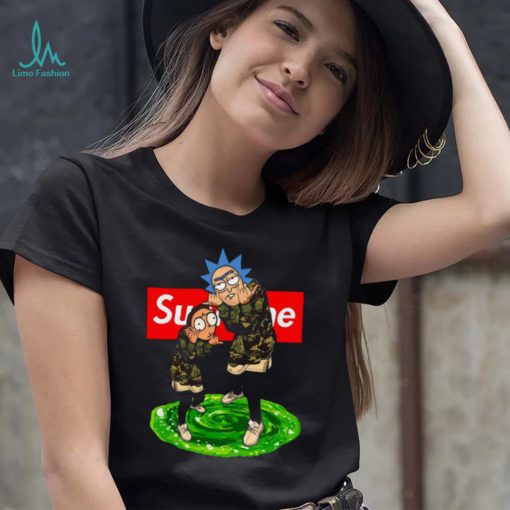 Supreme rick and morty shirt