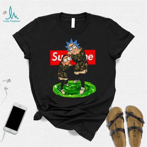 Supreme rick and morty shirt