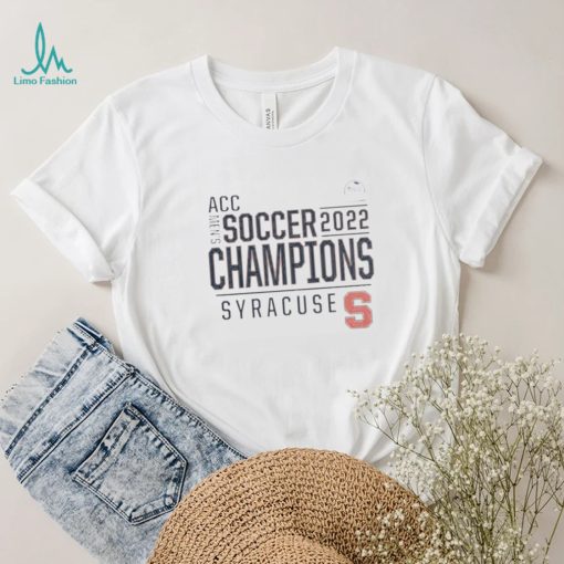 Syracuse Orange Fanatics Branded 2022 ACC Men’s Soccer Conference Tournament Champions T Shirt