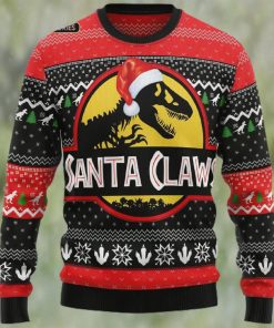 T Rex Santa Claws Christmas Ugly Christmas Sweater Sweatshirt