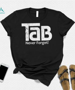 TaB Soda never forget logo shirt