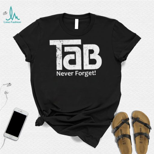 TaB Soda never forget logo shirt