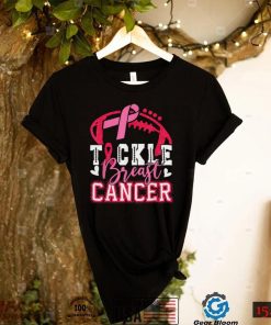 Tackle Football Pink Ribbon Breast Cancer Awareness T Shirt2