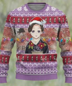 TamayoDemon Demon Slayer Chibi Demon Slayer Ugly Christmas Sweater