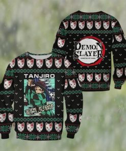 Tanjiro Kamado Ugly Christmas Sweater Demon Slayer Anime Xmas