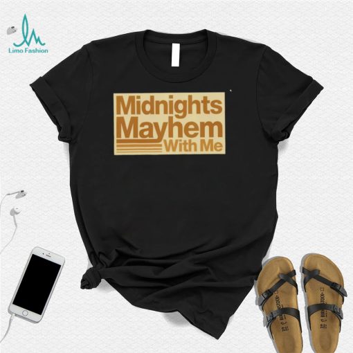 Taylor Swift Midnights Mayhem with me logo shirt