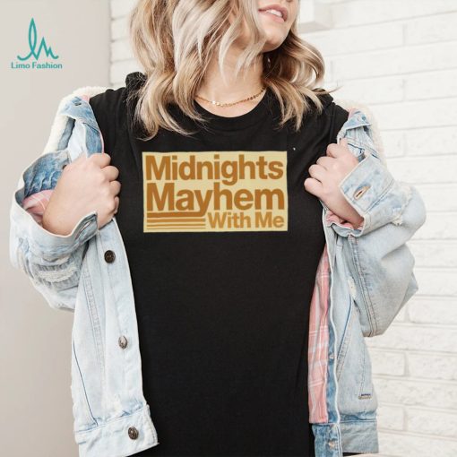Taylor Swift Midnights Mayhem with me logo shirt