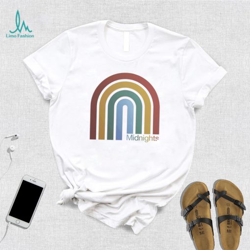 Taylor Swift Midnights Rainbow logo shirt