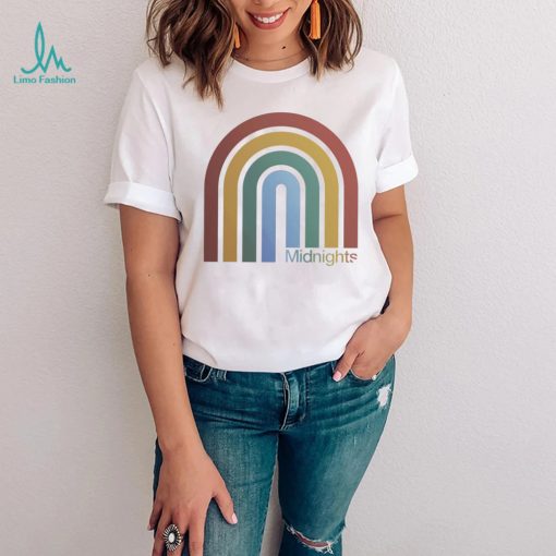 Taylor Swift Midnights Rainbow logo shirt