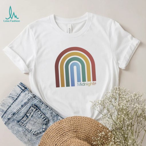 Taylor Swift Midnights Rainbow logo shirt