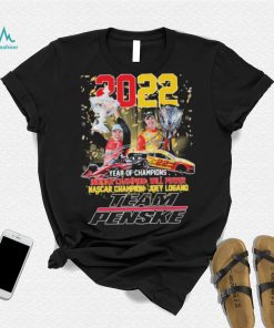 Team Penske Will Power And Joey Logano Year Of Champions 2022 Signatures Shirt