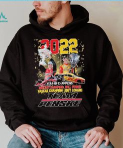 Team Penske Will Power And Joey Logano Year Of Champions 2022 Signatures Shirt