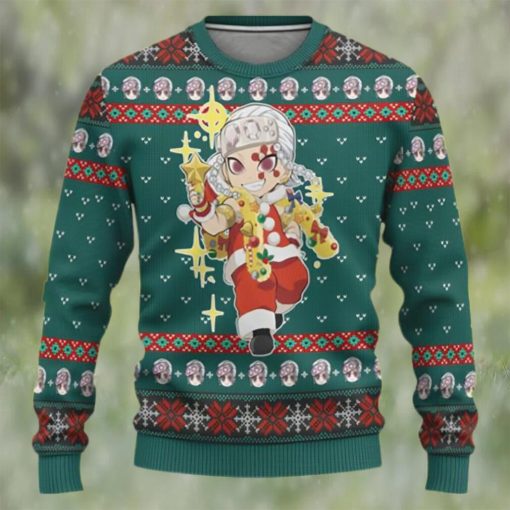 Tengen Uzui Demon Slayer Chibi Ugly Christmas Sweater