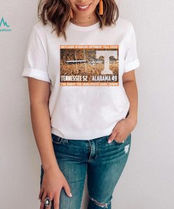 Tennessee 52 49 Alabama The Night Goalpost Came Down 2022 Shirt